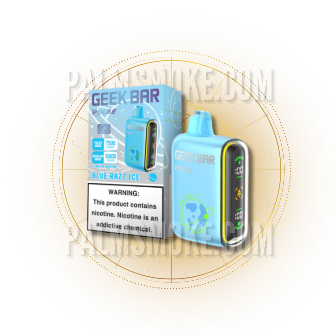 GEEK BAR PULSE 15000 PUFFS BLUE RAZ ICE🚀💨 - RAZ SMOKESHOP