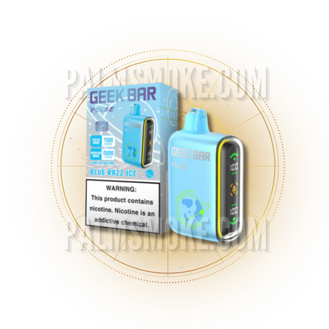 GEEK BAR PULSE 15000 PUFFS BLUE RAZ ICE🚀💨 - RAZ SMOKESHOP