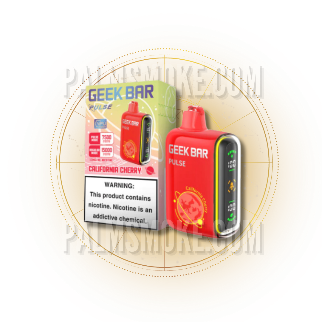 GEEK BAR PULSE 15000 PUFFS CALIFORNIA CHERRY🚀💨 - RAZ SMOKESHOP