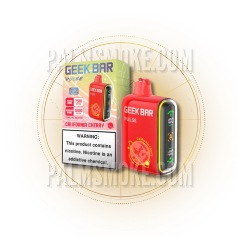 GEEK BAR PULSE 15000 PUFFS CALIFORNIA CHERRY🚀💨 - RAZ SMOKESHOP