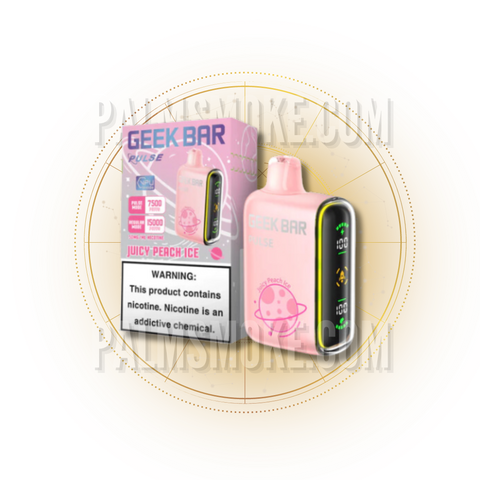 GEEK BAR PULSE 15000 PUFFS JUICY PEACH ICE 🚀💨 - RAZ SMOKESHOP