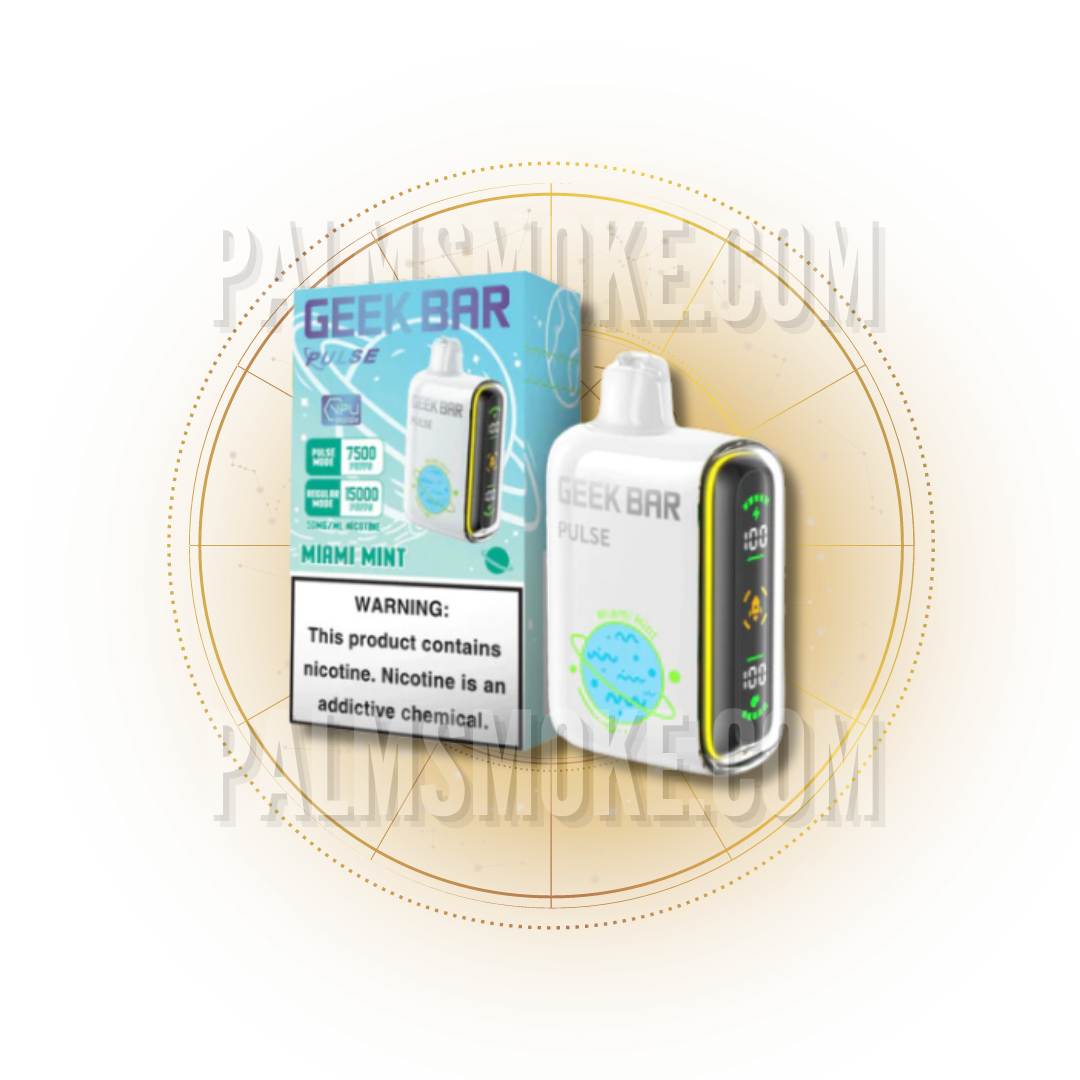 GEEK BAR PULSE 15000 PUFFS MIAMI MINT 🚀💨 - RAZ SMOKESHOP