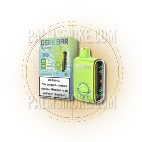 GEEK BAR PULSE 15000 PUFFS SOUR APPLE ICE 🚀💨 - RAZ SMOKESHOP