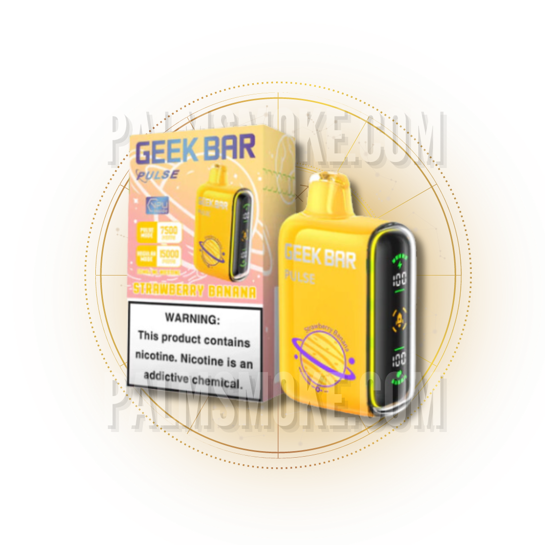 GEEK BAR PULSE 15000 PUFFS STRAWBERRY BANANA 🚀💨 - RAZ SMOKESHOP