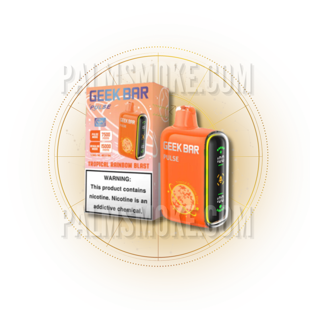 GEEK BAR PULSE 15000 PUFFS TROPICAL RAINBOW BLAST 🚀💨 - RAZ SMOKESHOP