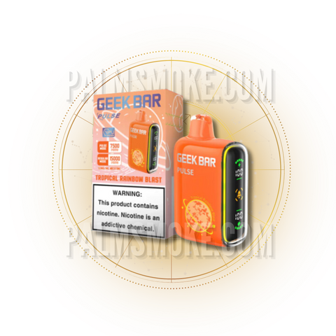 GEEK BAR PULSE 15000 PUFFS TROPICAL RAINBOW BLAST 🚀💨 - RAZ SMOKESHOP