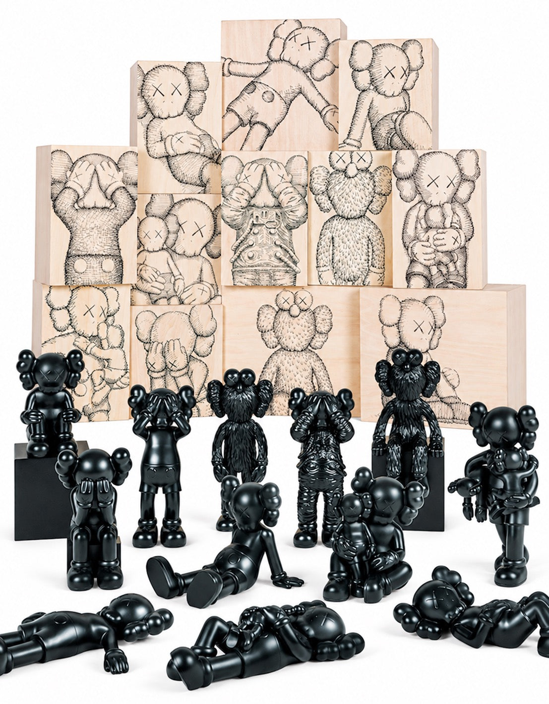 KAWS - Full Bronze Set of 12 Figures, 2022