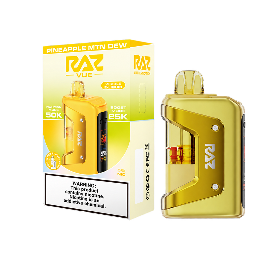 RAZ VUE 50K Pineapple MTN Dew Disposable FULL KIT