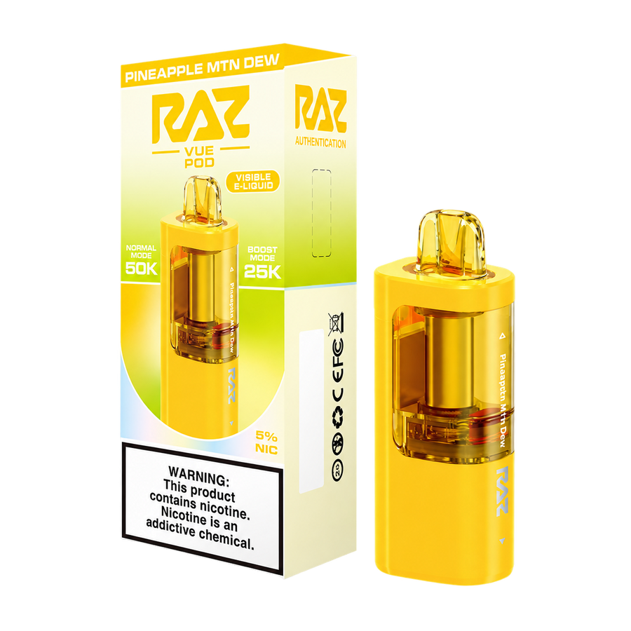 RAZ VUE 50K Pineapple MTN Dew Disposable Pods
