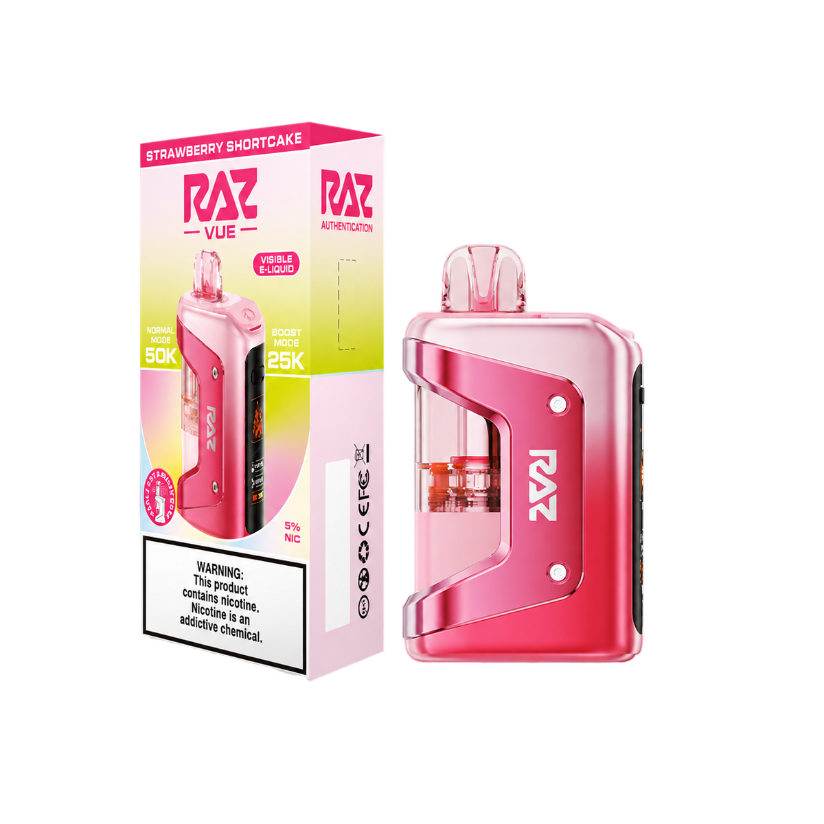 RAZ VUE 50K STRAWBERRY SHORTCAKE Disposable FULL KIT