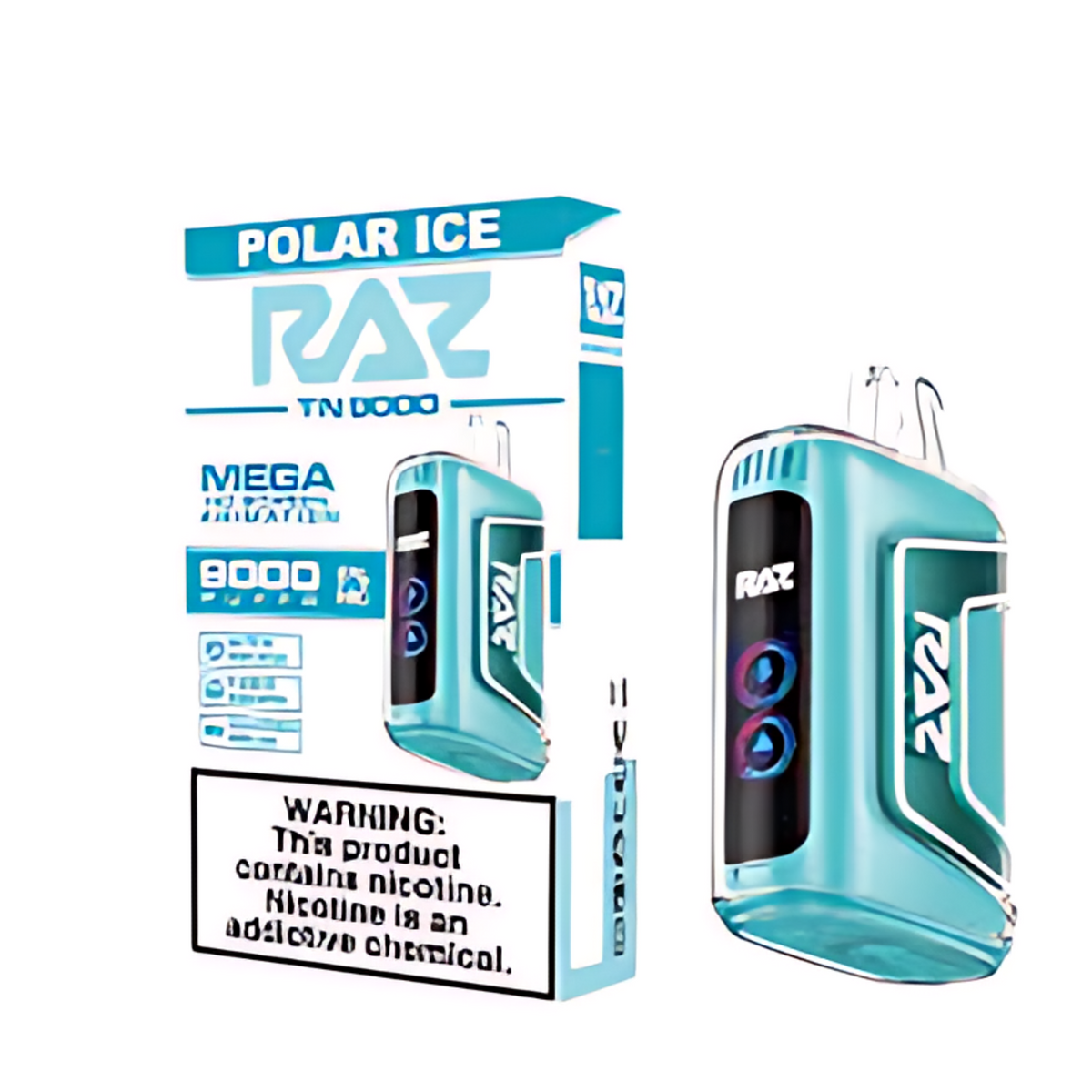 RAZ VAPE POLAR ICE - Experience the Refreshing Coolness of RAZ VAPE 9000
