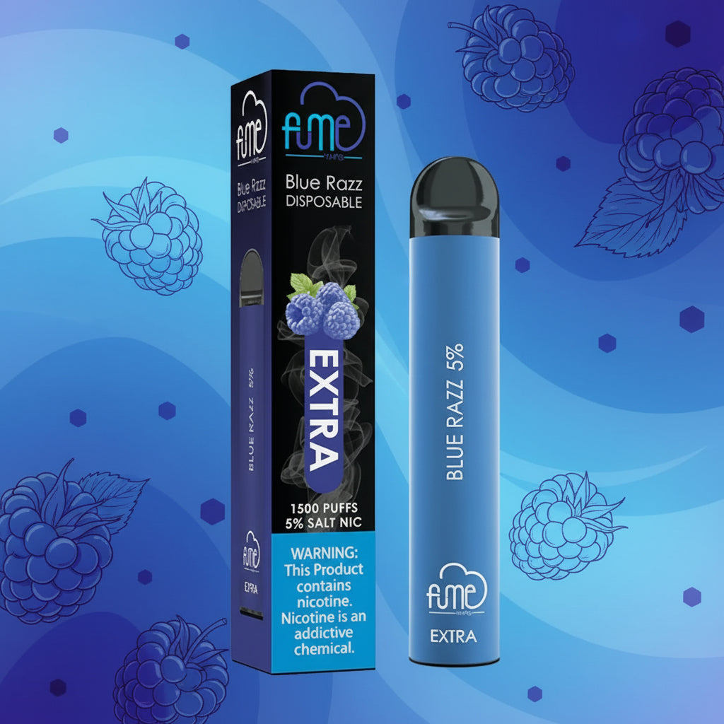 FUME EXTRA BLUE RAZZ - RAZ SMOKESHOP