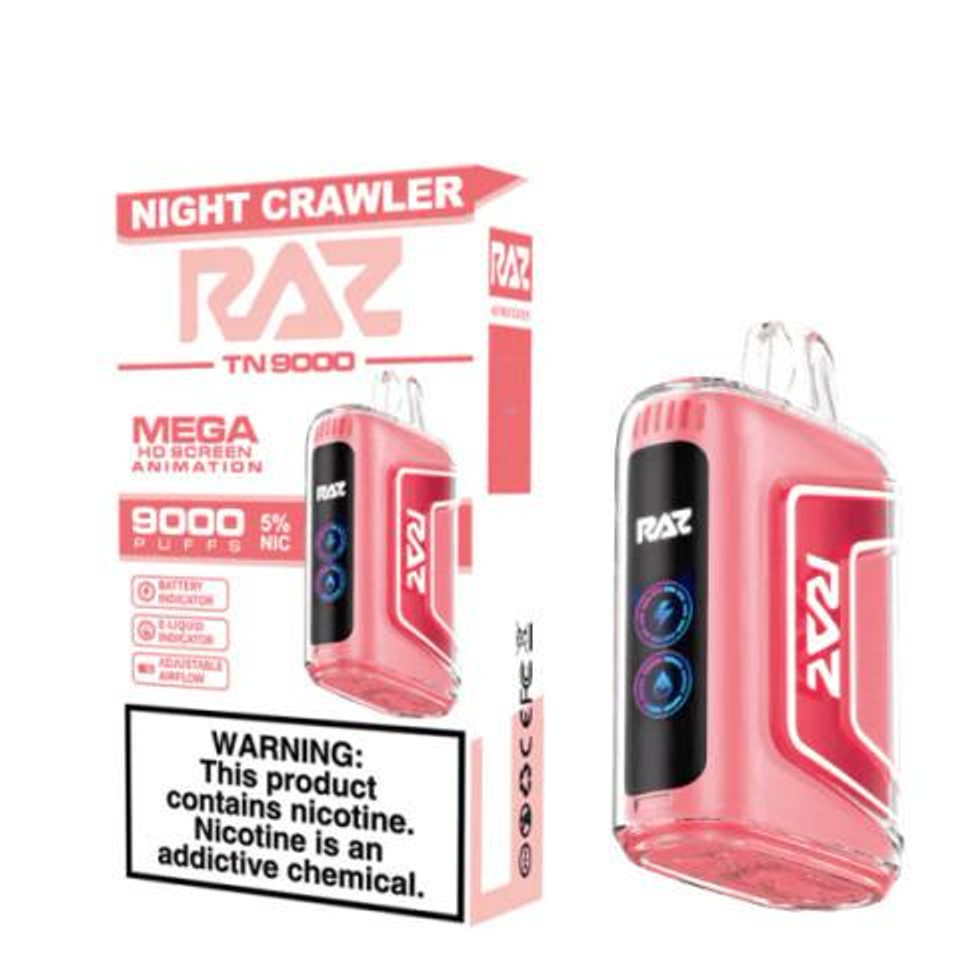 RAZ VAPE 9000 Night Crawler - Ultimate Vaping Experience