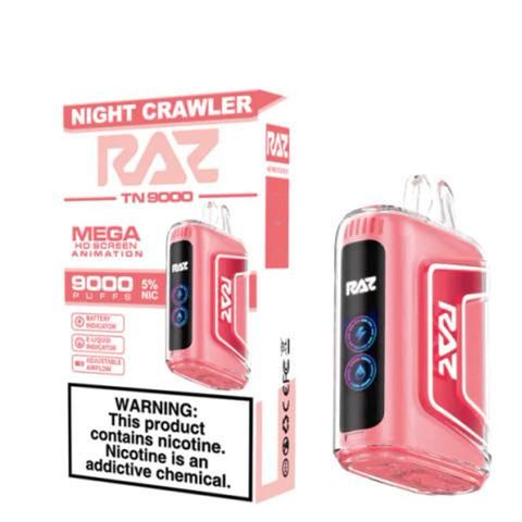 RAZ VAPE 9000 NIGHT CRAWLER - RAZ SMOKESHOP