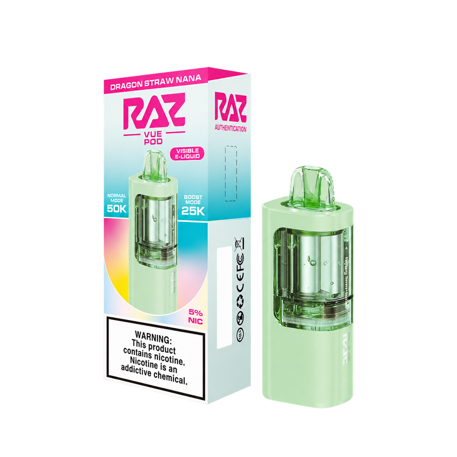 RAZ VUE 50K Dragon Straw Nana Disposable Pods