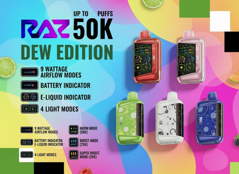 RAZ RX DEW EDITION - 50K Hits - RAZ SMOKESHOP