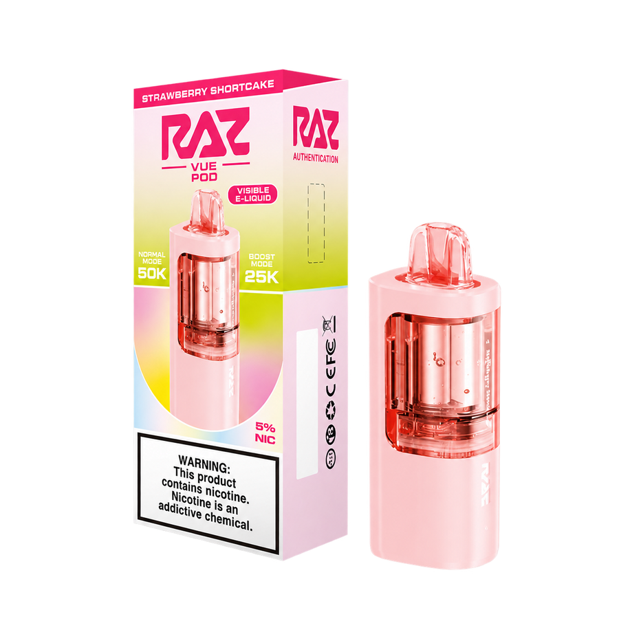 RAZ VUE 50K Strawberry Shortcake Disposable Pods